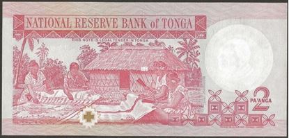 Picture of Tonga,P32d,B207d,2 Paanga,In 1995