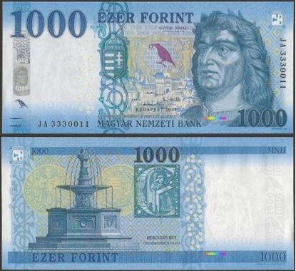 Picture of Hungary,P203c,B588c,1000 Forint,2021