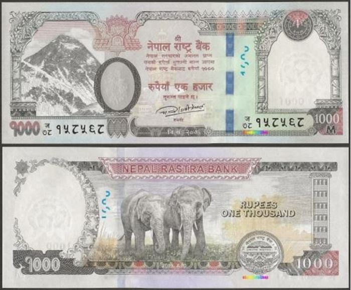 Picture of Nepal,B293,1000 Rupees,2019