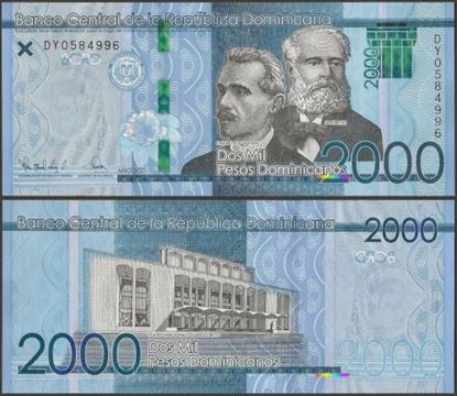 Picture of Dominican Republic,P194c,B732c,2000 Pesos Dominicanos,2021