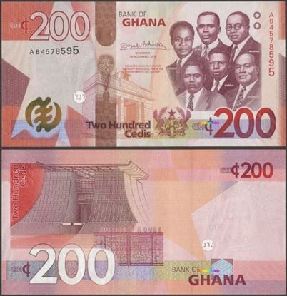 Picture of Ghana,P51?,B161,200 Cedi,2019
