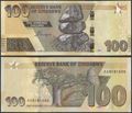 Picture of Zimbabwe,B197,100 Dollars,2020,AA