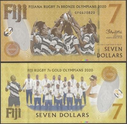 Picture of Fiji,B533,7 Dollars,2022,Comm