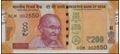 Picture of India,P113,B302c,200 Rupees,2019