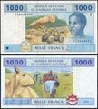 Picture of CAS Equatorial Guinea,P507Fc, B107Fc,1000 Francs,2002,Sg 5