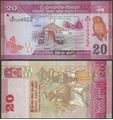 Picture of Sri Lanka,P123,B123e,20 Rupees,2020