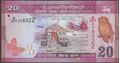 Picture of Sri Lanka,P123g,B123g,20 Rupees,2021
