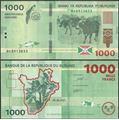 Picture of Burundi,B242,1000 Francs,2021