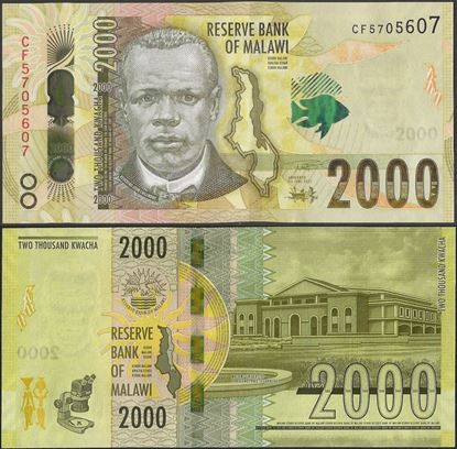 Picture of Malawi,P69,B164a,2000 Kwacha,2021