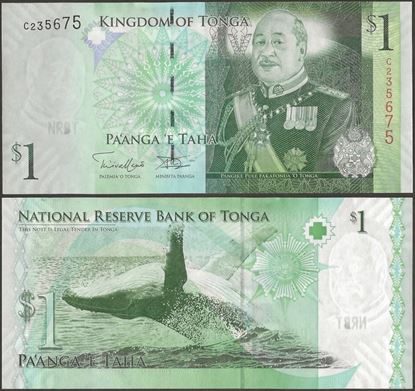 Picture of Tonga,P37b,B212b,1 Paanga,In 2009