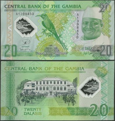 Picture of Gambia,P30,B228,20 Dalasi,2014
