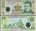 Picture of Honduras,P95b,B340b,20 Lempira,2008