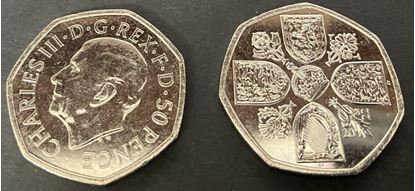 Picture of Great Britain,King Charles Coin,50p,2022