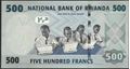 Picture of Rwanda,P38,B137,500 Francs,2013