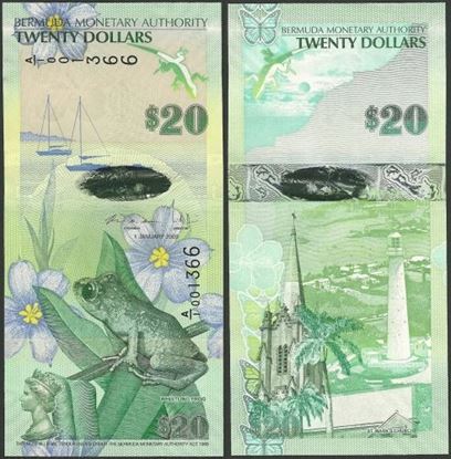 Picture of Bermuda,P60,B233b,20 Dollars,2009,A/1