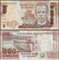 Picture of Malawi,P66,B161c,500 Kwacha,2021