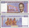 Picture of Djibouti,P44c,B203c,5000 Francs,2002