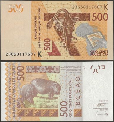 Picture of WAS K Senegal P719K, B120KL,500 Francs,2023