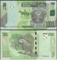 Picture of Congo Dem Republic,P101d, B323d,1000 Francs,2022