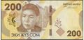Picture of Kyrgyzstan,P37a,B238,200 Som,2023