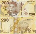 Picture of Kyrgyzstan,P37a,B238,200 Som,2023