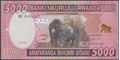 Picture of Rwanda,P41,B140a,5000 Francs,2014