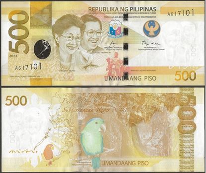 Picture of Philippines,B1100,500 Piso,2023