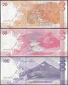Picture of Philippines,3 SET,20 to 100 Piso,2022