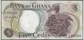 Picture of Ghana,P11b,B112b,5 Cedi,1969