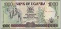 Picture of Uganda,P39A,B144b,1000 Shillings,2003