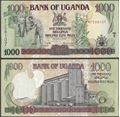 Picture of Uganda,P39a,B144a,1000 Shillings,2001