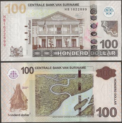 Picture of Suriname,P166e,B549e,100 Dollars,2020
