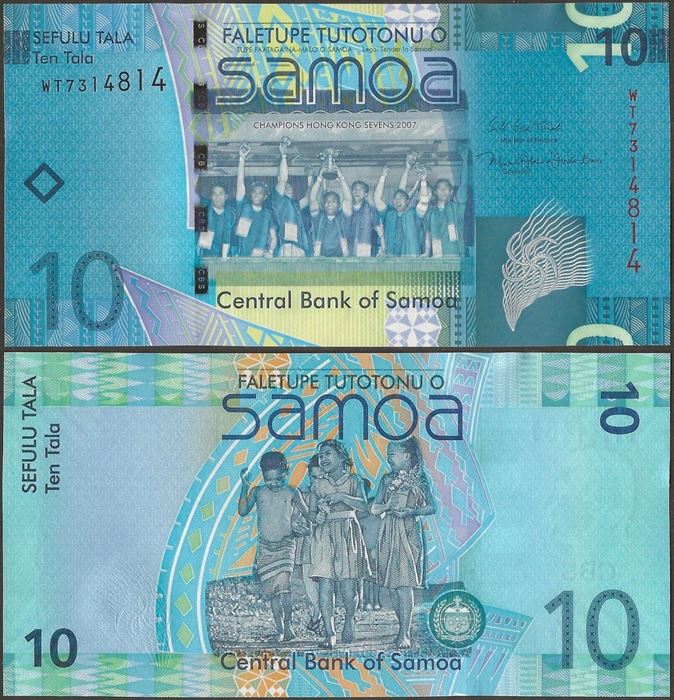 Picture of Samoa,P39b,B114b,10 Tala,2017