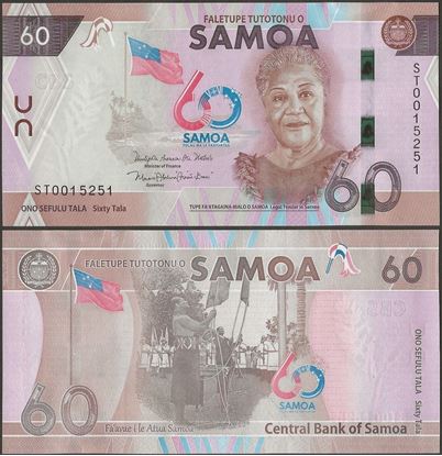 Picture of Samoa,B122,60 Tala,2023,Comm