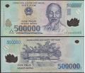 Picture of Vietnam,P124,B348f,500 000 Dong,2009