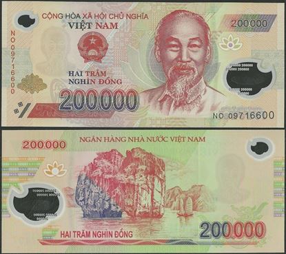 Picture of Vietnam,P123c,B347c,200 000 Dong,2009