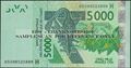 Picture of WAS H Niger,P617H, B123Hc,5000 Francs,2005