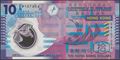 Picture of Hong Kong,P401,B820e,10 Dollars,2018,Polymer