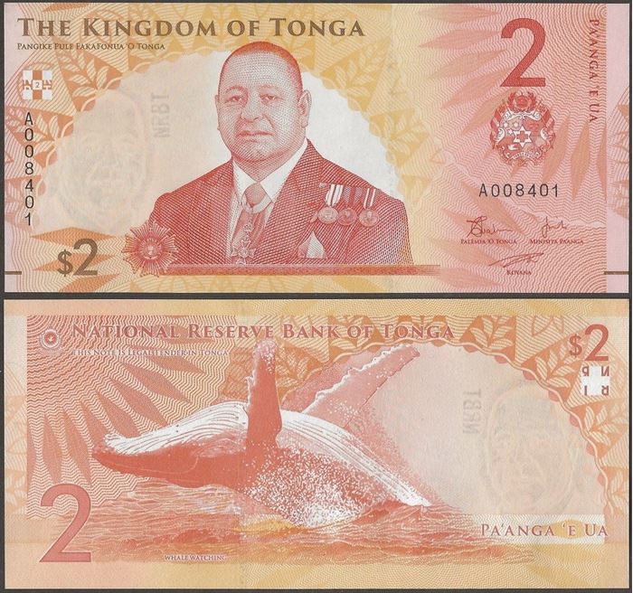 Picture of Tonga,B225a,2 Paanga,In 2023