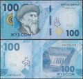 Picture of Kyrgyzstan,P36a,B237a,100 Som,2023