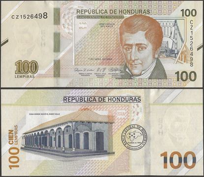 Picture of Honduras,B356,100 Lempira,2022