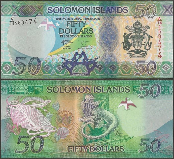 Picture of Solomon Islands,P35,B228,50 Dollars,2023