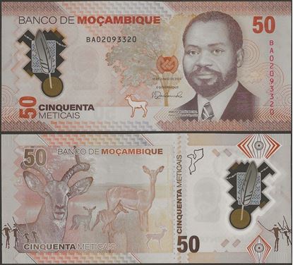 Picture of Mozambique,B241a,50 Meticais,2024