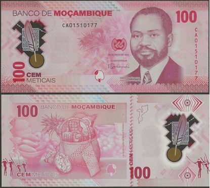Picture of Mozambique,B242a,100 Meticais,2024