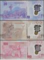 Picture of Mozambique,3 NOTE SET,B240-242a,20 to 100 Meticais,2024