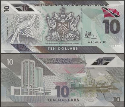 Picture of Trinidad & Tobago,B238,10 Dollars,AA,2020