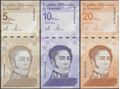 Picture of Venezuela,3 SET - B385-B387,35 Bolivares,2021