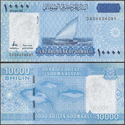 Picture of Somalia,B320,10000 Shillin,2023