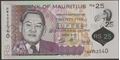 Picture of Mauritius,P64,B430b,25 Rupees,2021