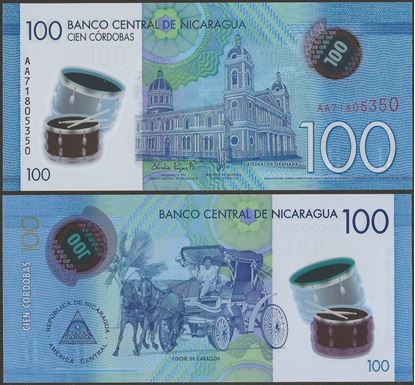 Picture of Nicaragua,P212,B509a,100 Cordobas,2021